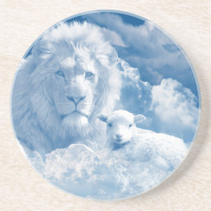 PORTA-COPOS JESUS O LAMB E JESUS O LÍON