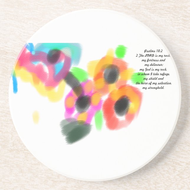 Porta-copos Jesus stronghold  (Frente)