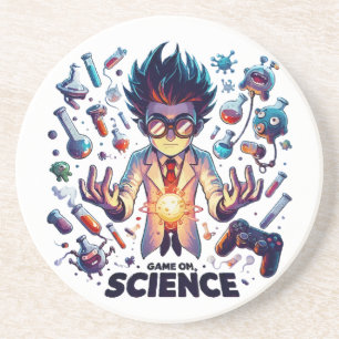Porta-copos Jogo de Concoção Química, Tema Ciência