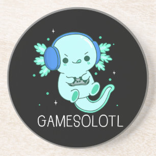 Porta-copos Jogos Kawaii Axolote Axolote Gamer