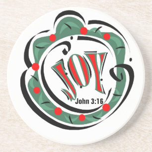 Porta-copos Joy Christmas Personaliza-o