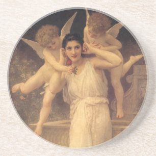 Porta-copos Juventude por Bouguereau, Retrato Vitoriano de Anj