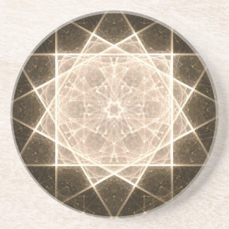 Porta-copos Kaleidoscope Star e Dourado