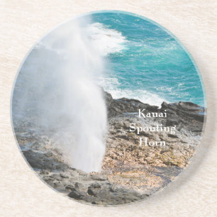 Porta-copos Kauai Aqua Ocean Chifre Jorrando Poipu
