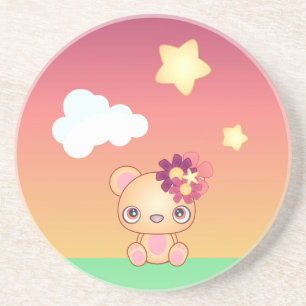 Porta-copos Kawaii Bear