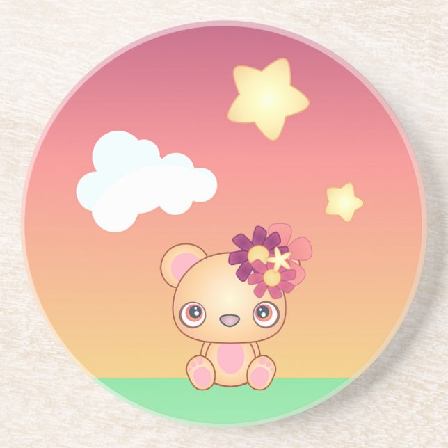 Porta-copos Kawaii Bear (Frente)