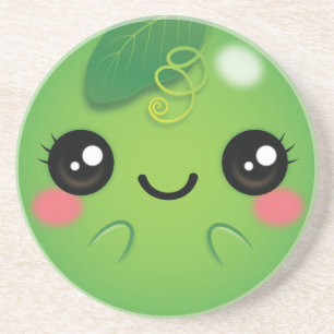 Porta-copos Kawaii Pea