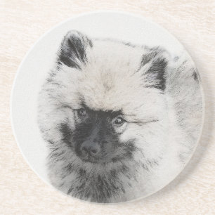 Porta-copos Keeshond Puppy Drapy - Arte Cachorro Original Boni