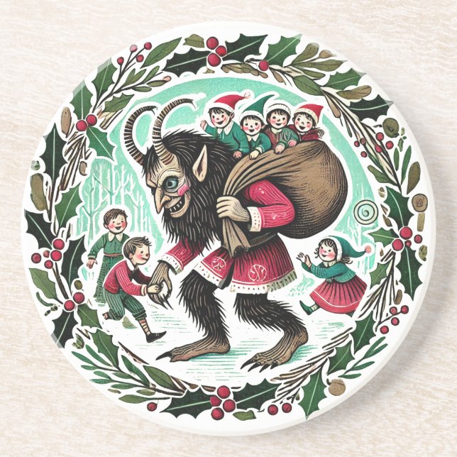 Porta-copos Krampus Christmas (Frente)