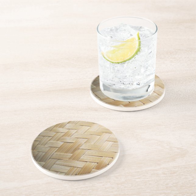 Porta-copos Kratip Thai Lao Isan Bamboo Rice Basket (Lateral)