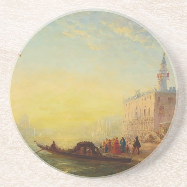 Porta-copos La Gondole, Quai Des Esclavons - Félix Ziem (Frente)