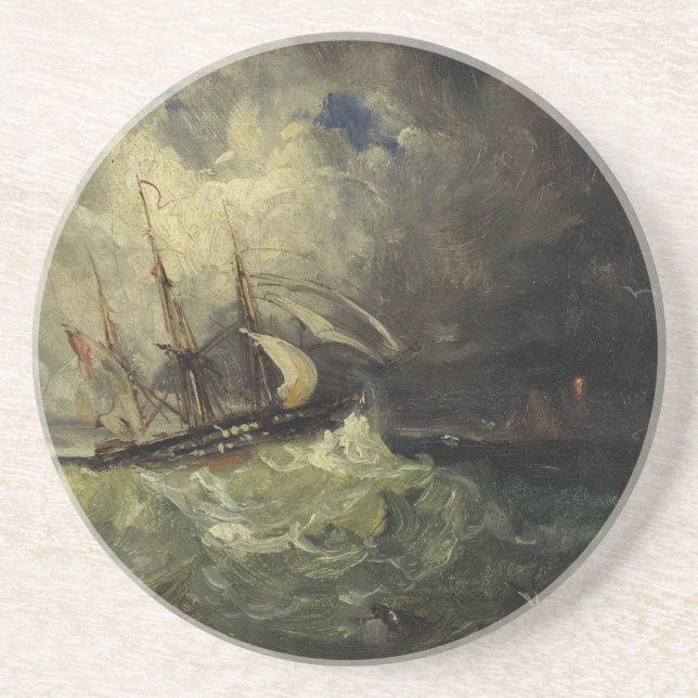 Porta-copos La Tempête - Félix Ziem (Frente)