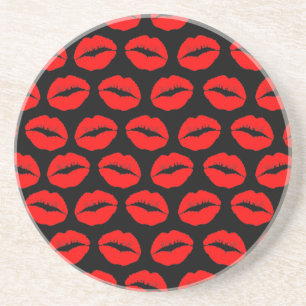 Porta-copos Lábios Kissy personalizáveis