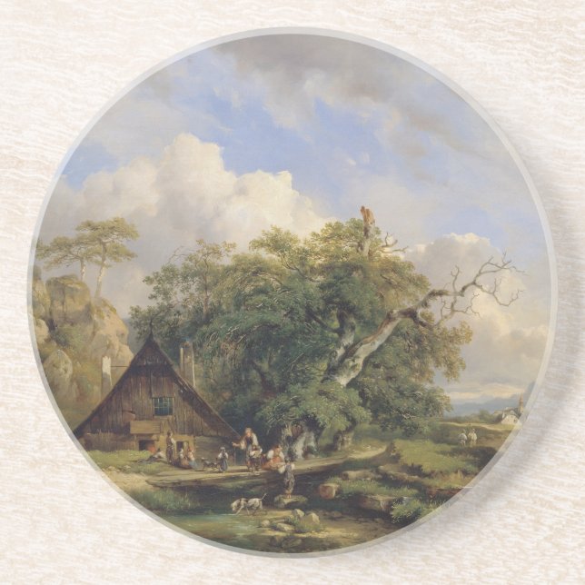 Porta-copos Landschaft bei Gutenstein - Dominik Schufried (Frente)