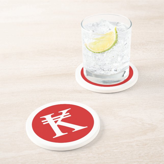 Porta-copos Laos Kip Lao / Sinal de dinheiro do Laos (Lateral)