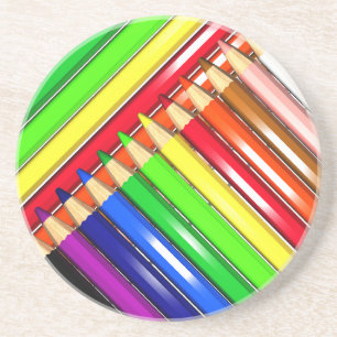 Porta-copos lápis a cores
