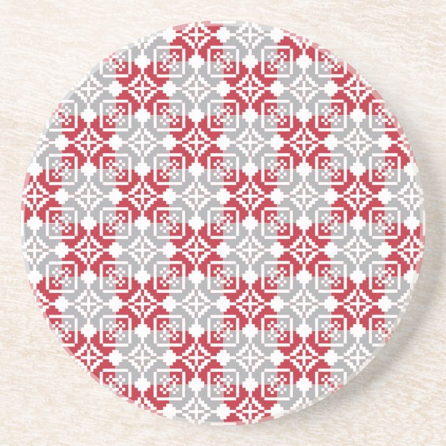 Porta-copos Latvian Morning SUN geometric pattern III (Frente)