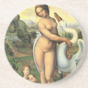 Porta-copos Leda e o Cisne de Leonardo da Vinci