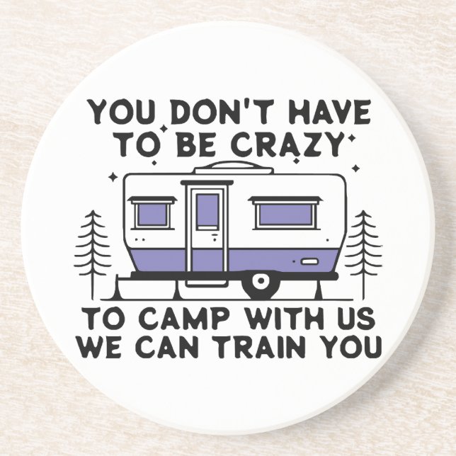 Porta-copos Legenda de acampamento desde sempre (Frente)