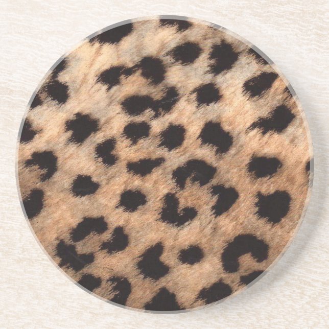 Porta-copos Leopard Cheetah Animal Imprime Girly Modern Trendy (Frente)