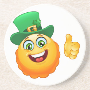 Porta-copos leprechaun emoji