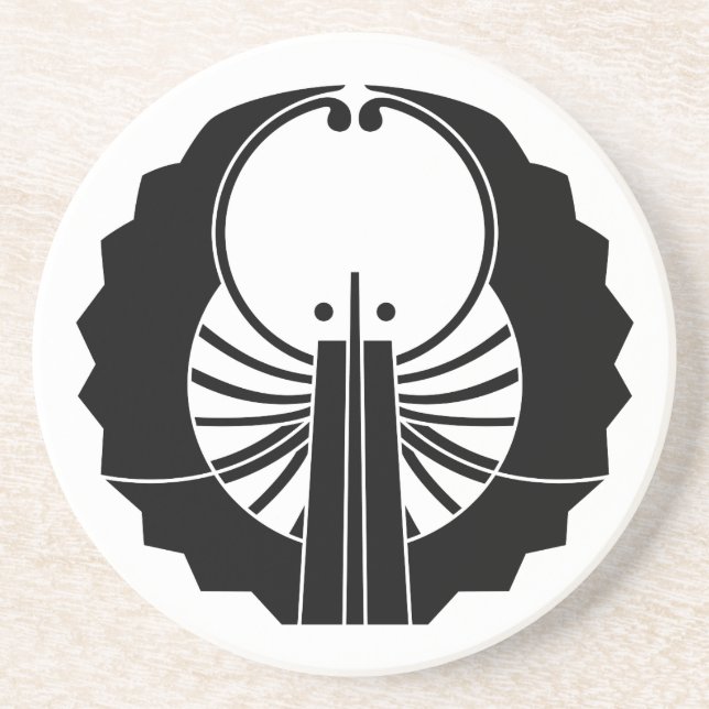 Porta-copos Leques estilo Fusen (Frente)