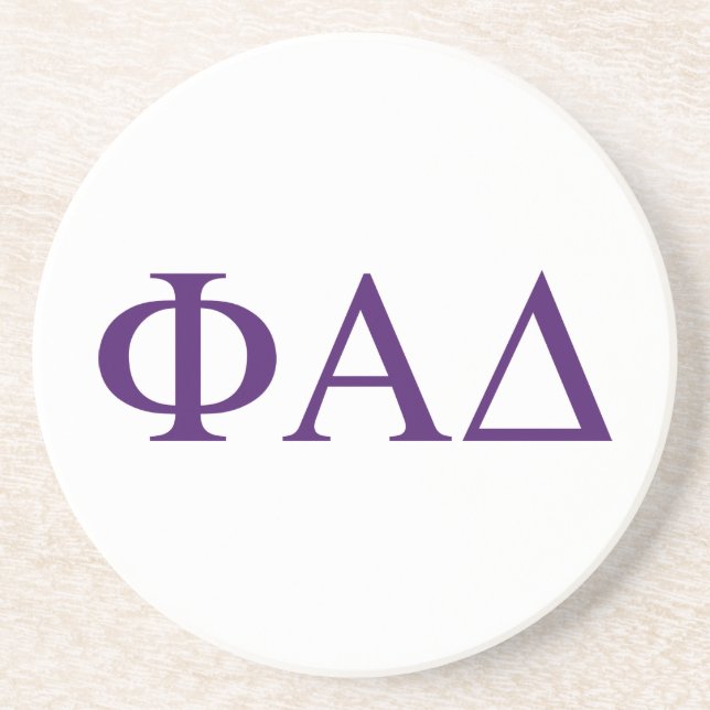 Porta-copos Letras Gregas Phi Alpha Delta (Frente)