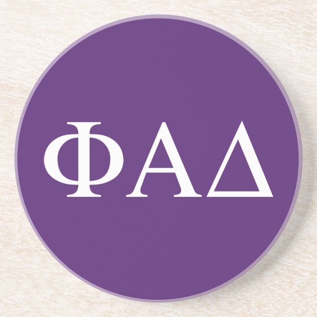 Porta-copos Letras Gregas Phi Alpha Delta (Frente)