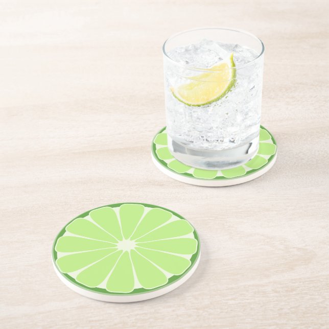 Porta-copos Lime Coaster (Lateral)