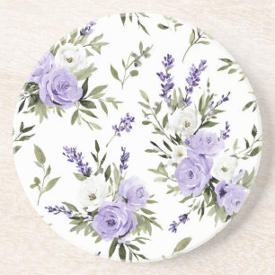 Porta-copos Lindas Flores Lavanda