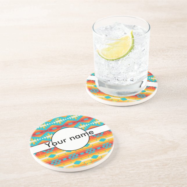 Porta-copos Linhas de formas tribais (Lateral)