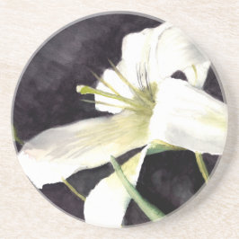 Porta-copos Lírio da aguarela pela "arte pela urze "