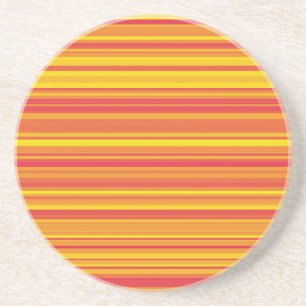 Porta-copos Listras Laranja Vermelho Amarelo