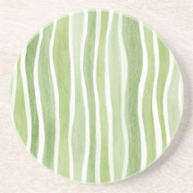 Listras Onduladas de Creme Verde Limão