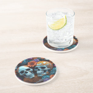 Porta-copos LITE EXISTENCIAL Memento Mori Lovers Skulls