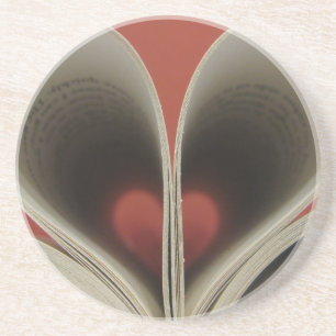 Porta-copos Livro de portas copos dos corações