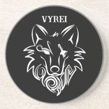 Lobo Tribal Negro e Branco