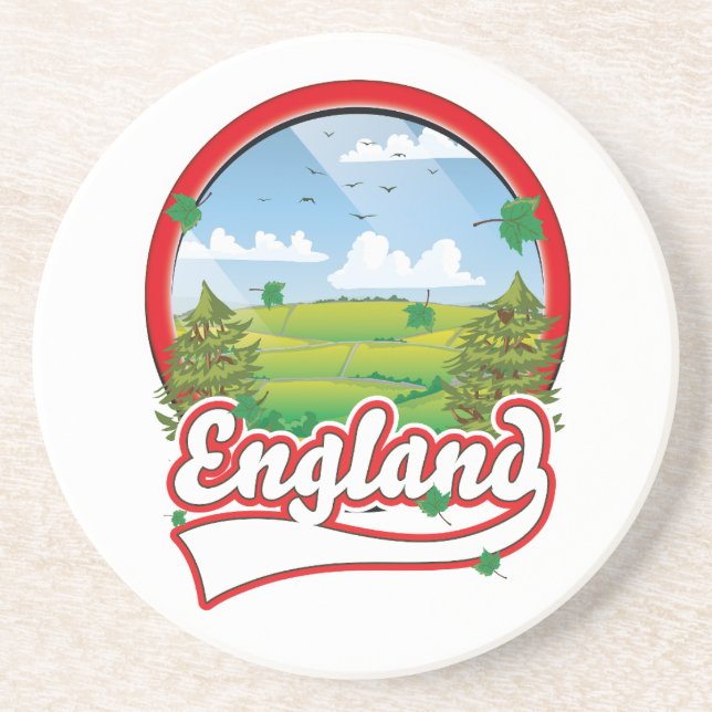 Porta-copos logotipo da England Travel (Frente)