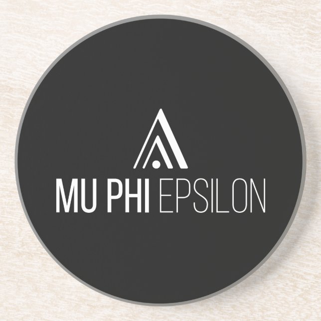 Porta-copos Logotipo da Mu Phi Epsilon (Frente)