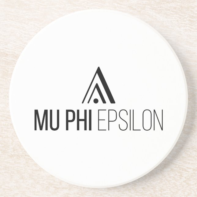Porta-copos Logotipo da Mu Phi Epsilon (Frente)