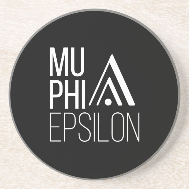 Porta-copos Logotipo da Mu Phi Epsilon (Frente)