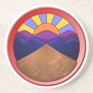 Porta-copos Logotipo do ventilador aluvial