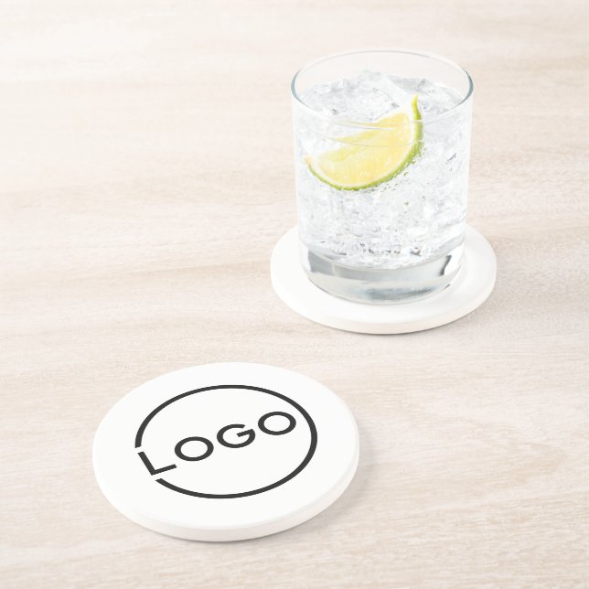 Porta-copos Logotipo Empresarial Personalizado (Lateral)