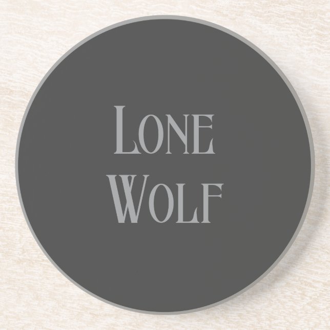 Porta-copos Lone Wolf Male Sigma Modern Minimalist (Frente)