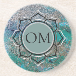 Porta-copos Lotus esrolante azul eslegante OM