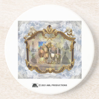 Porta-copos Louis XVI e Marie Antoinette Clouded Mirror 2