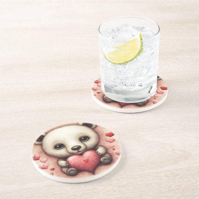 Porta-copos Love Bear 2 (Lateral)