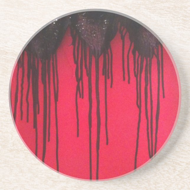 Porta-copos Love Bleeds Black (Frente)