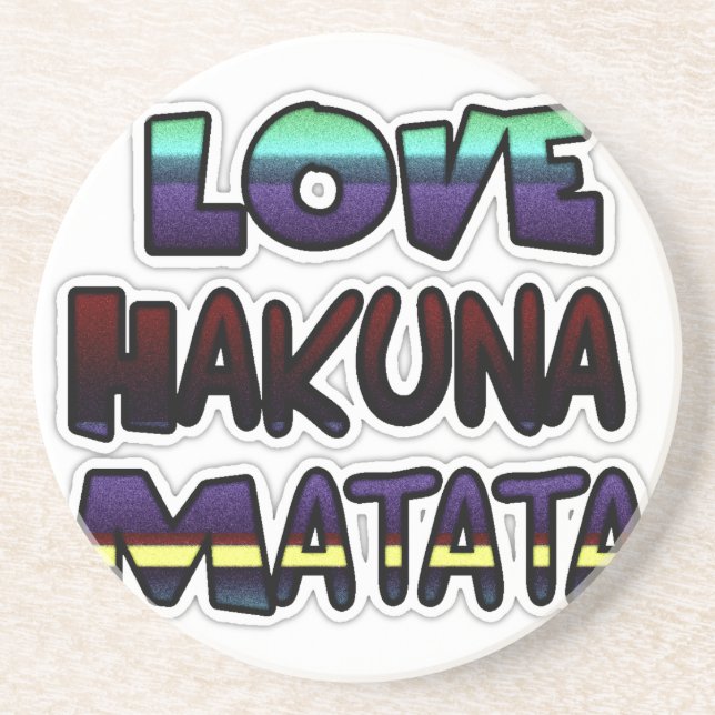Porta-copos Love Hakuna Matata Gifts (Frente)