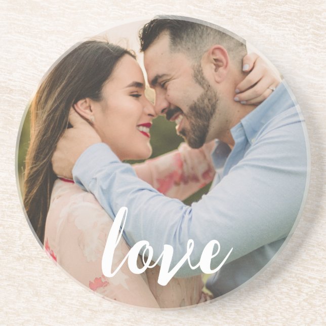 Porta-copos "Love" Photo Coaster (Frente)